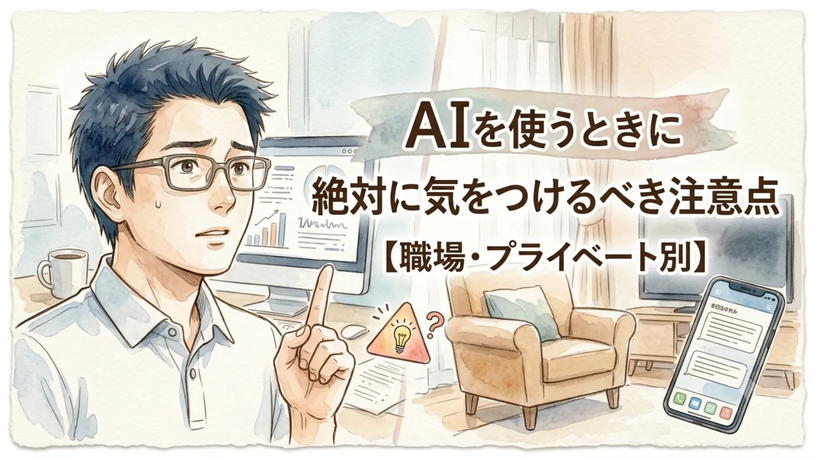 【LifeHack】AI利用時の注意点