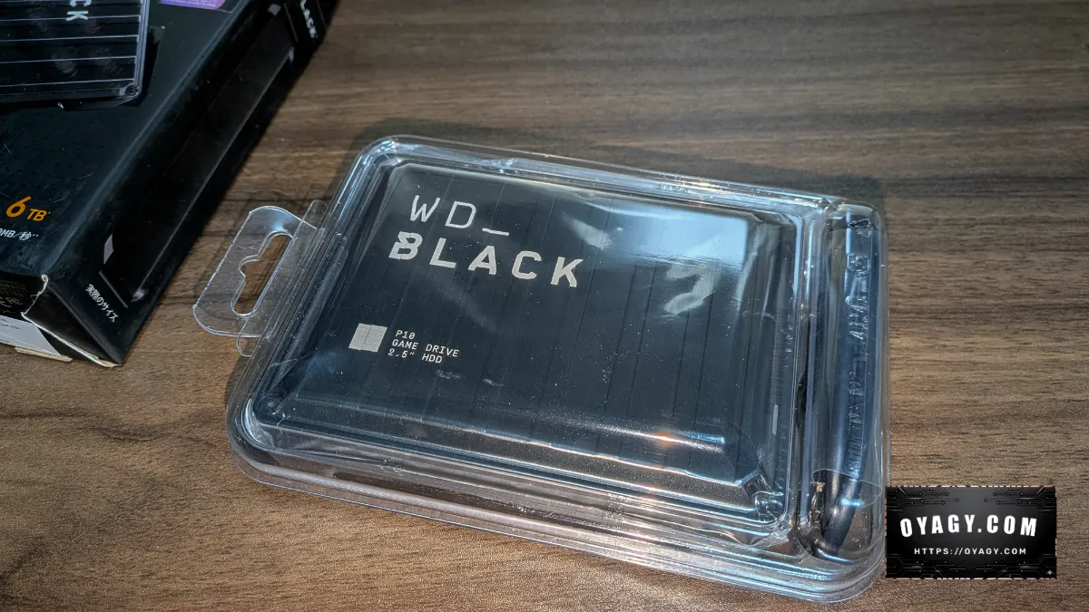 【PC】WDBLACKP10のパッケージ