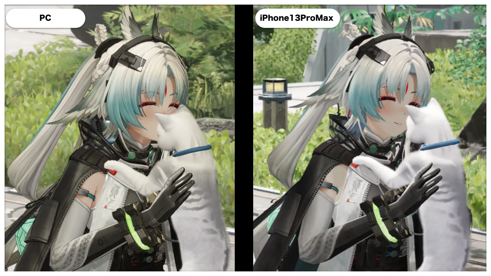 【Endfield】PCとiPhone13ProMaxでの画質比較