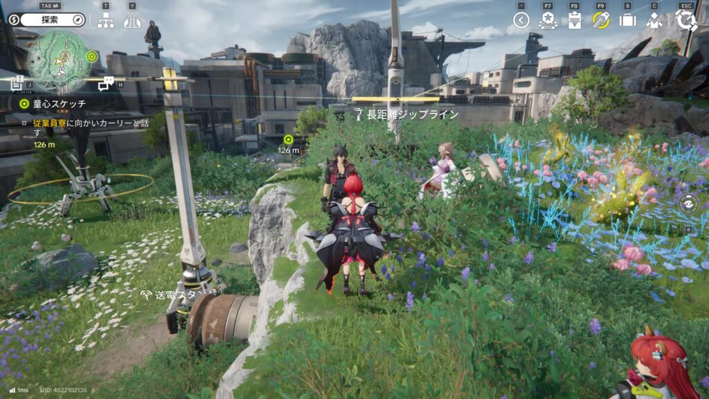 【Endfield】四号谷地：中枢エリアのジップラインの場所１０