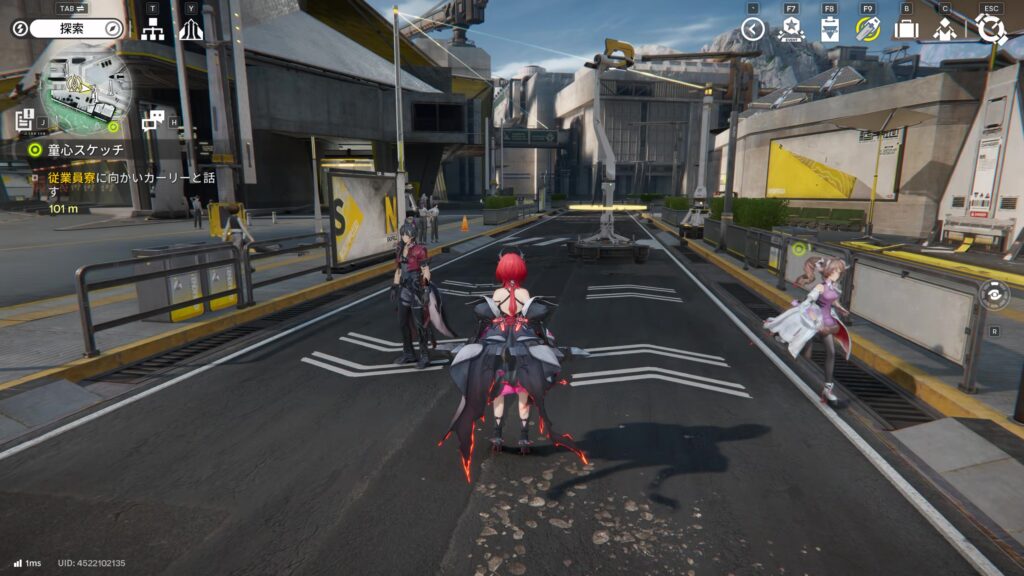 【Endfield】四号谷地：中枢エリアのジップラインの場所８