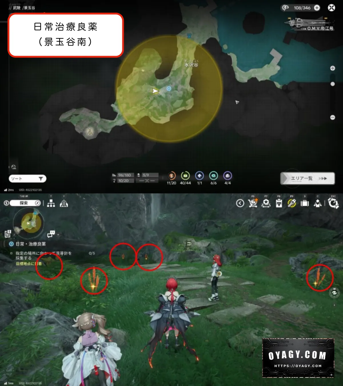 【Endfield】日常治療良薬（景玉谷南）MAP