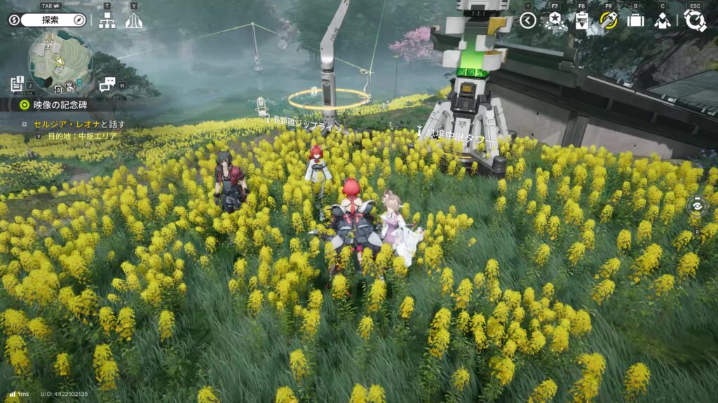 【Endfield】武陵：景玉谷のジップラインの場所２