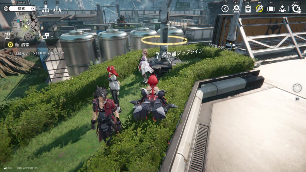 【Endfield】四号谷地：源石研究パークのジップラインの場所６