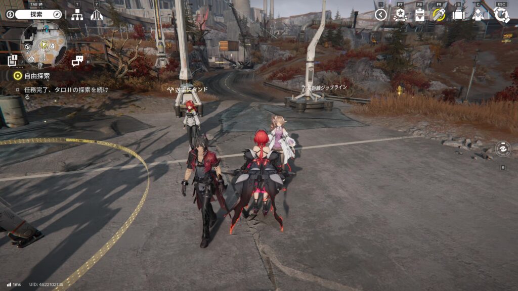 【Endfield】四号谷地：エネルギー高地のジップラインの場所１