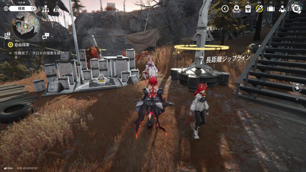 【Endfield】四号谷地：エネルギー高地のジップラインの場所１４