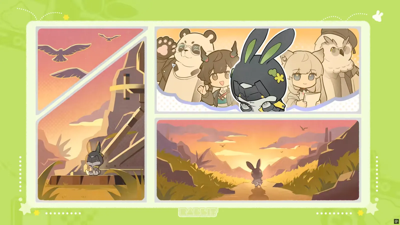 【Endfield】「長耳獣の旅」イラスト3